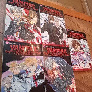 Vampire Knight Manga Volumes 1-5